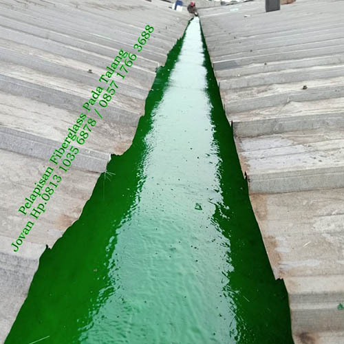 PT. Aneka Tata Fiberindo selain memproduksi Talang Air Fiberglass, juga menyediakan Jasa Lining / Pelapisan . Lining Talang Air Fiberglass solusi terbaik untuk memperkuat dan memperbaharui talang air.